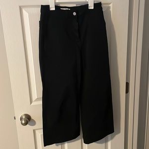 Black Everlane Wide Leg Cropped Pants size 2